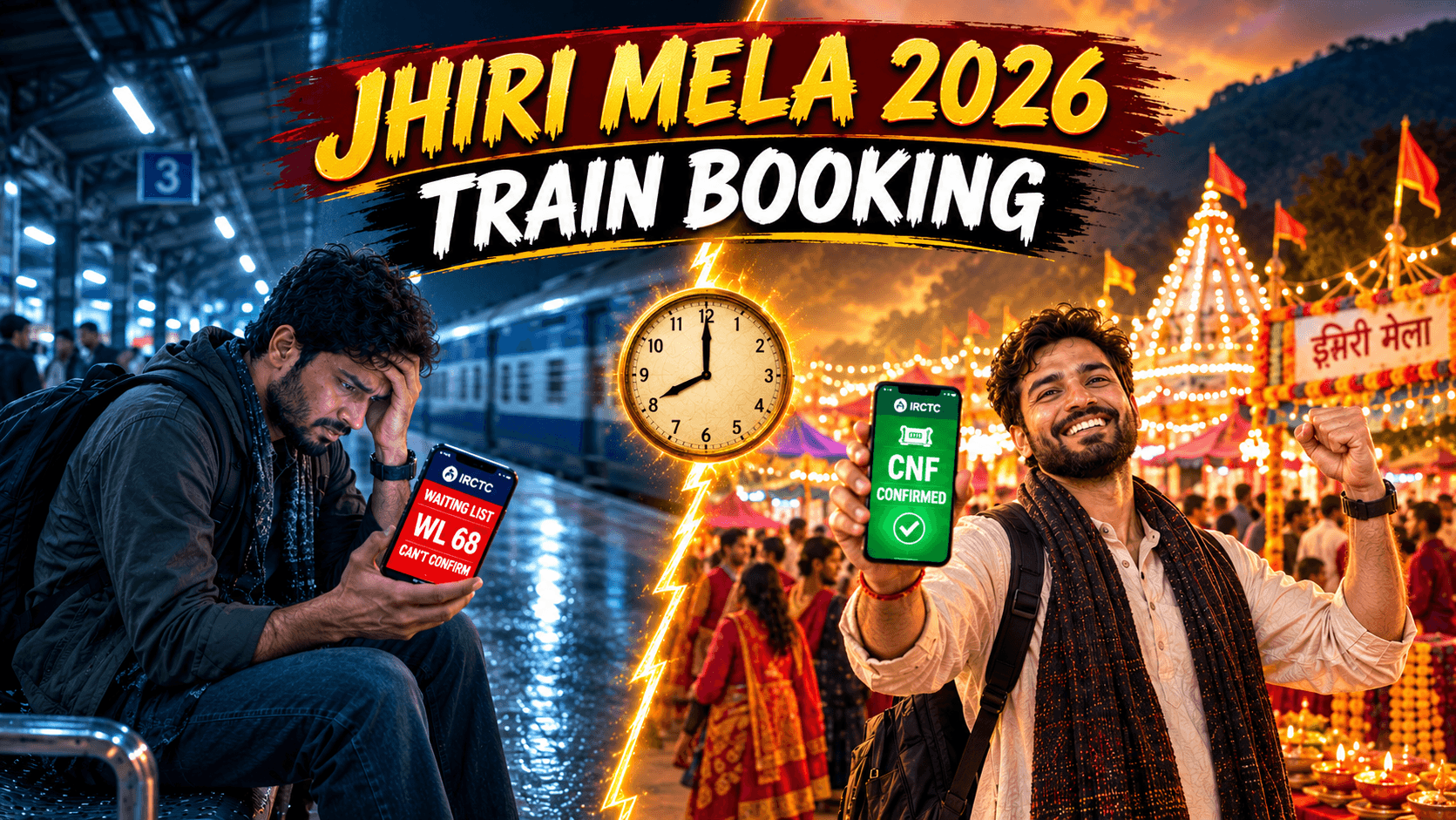 HOW TO BOOK FAST TRAIN TICKETS FOR JHIRI MELA 2026
