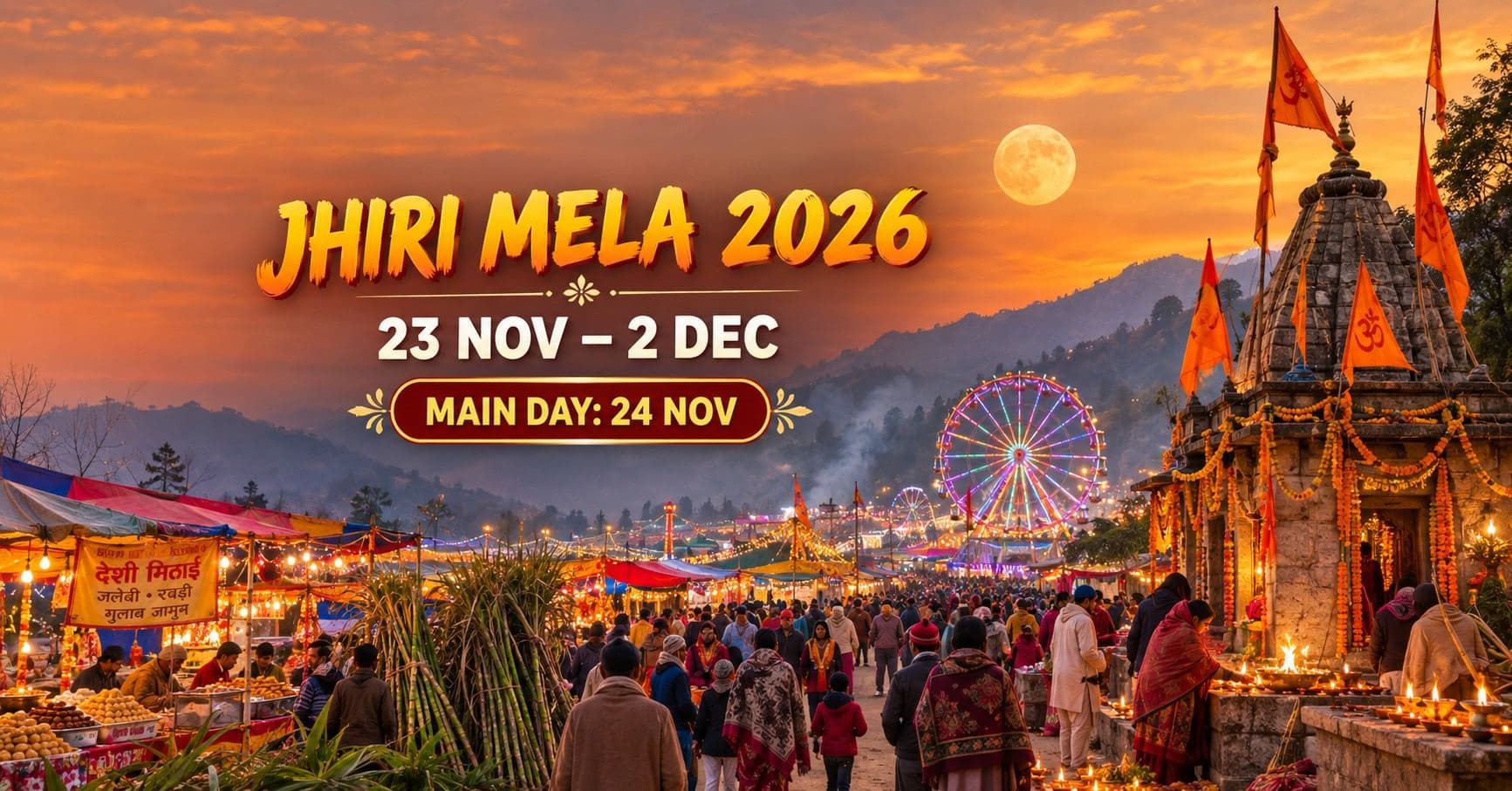 Jhiri Mela 2026 Dates: 23 November to 2 December | Main Day 24 November